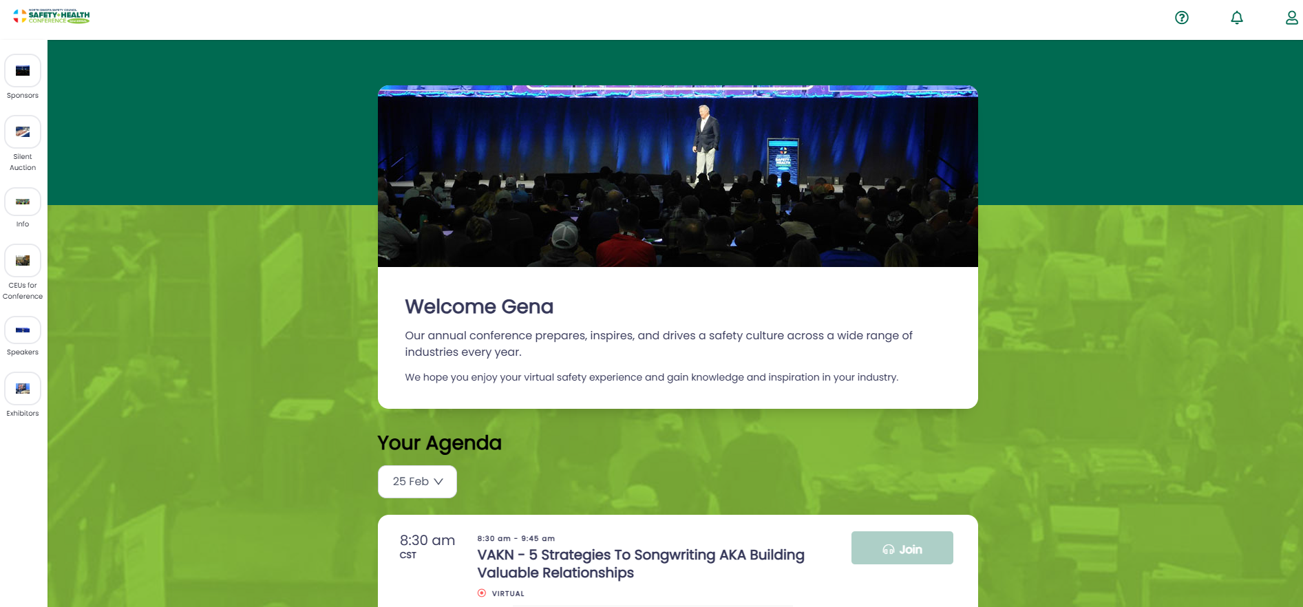 Virtual Lobby Homepage 2025