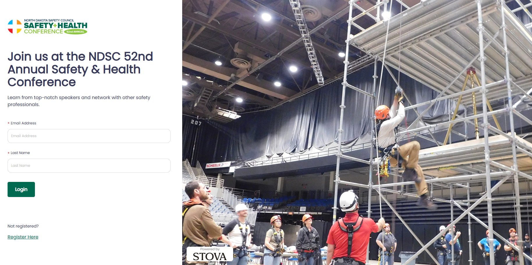 Virtual Lobby Login Screen 2025