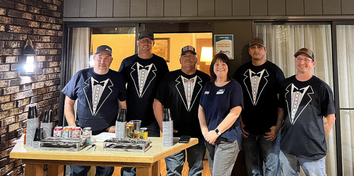 Having fun at the Event Social